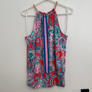 Lilly Pulitzer Bowen Halter Top (S)